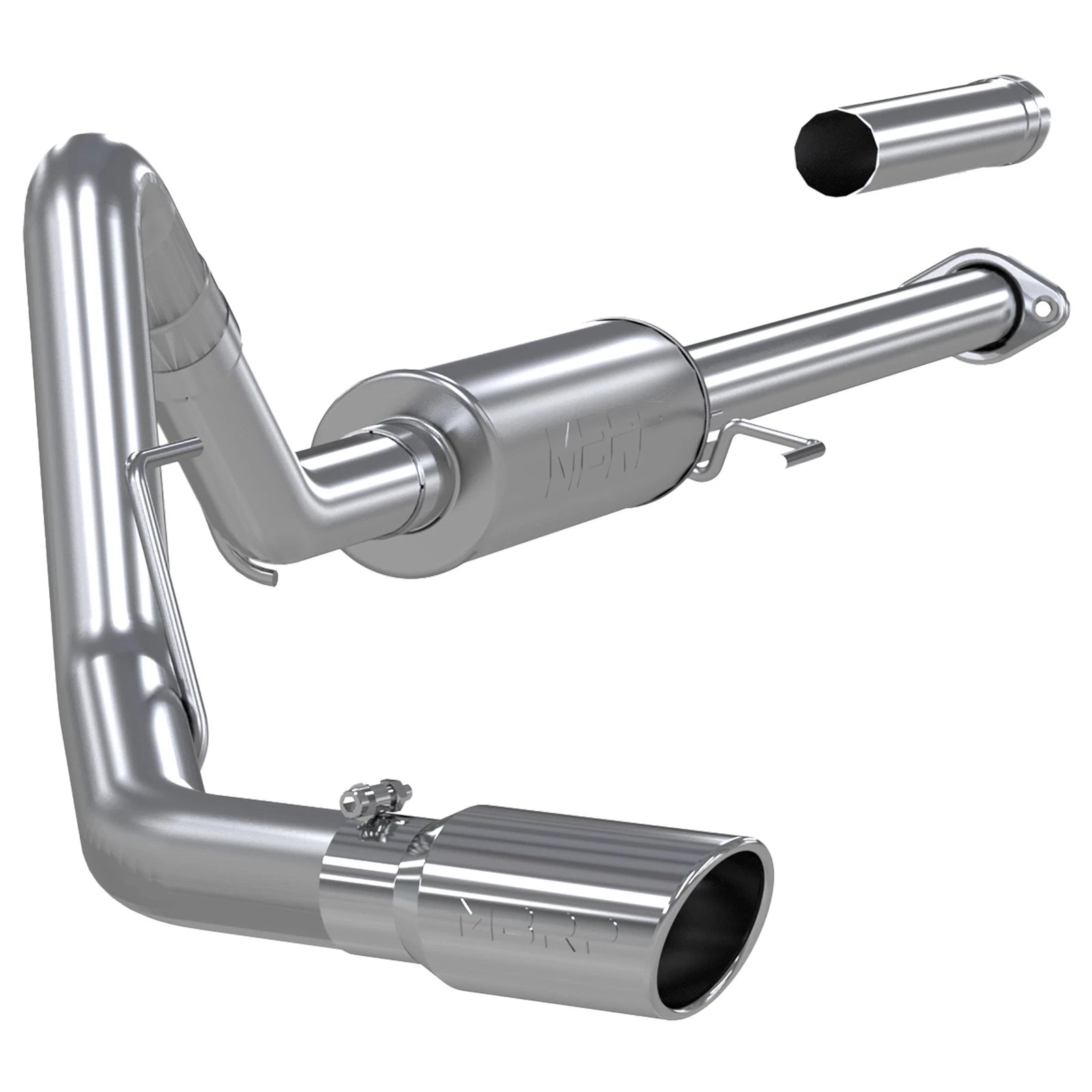 MBRP 3in Cat-Back Single Side Alum Exhaust System | Ford F-150 2.7L / 3.5L EcoBoost (15) (S5253AL)