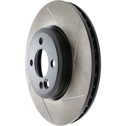 StopTech 126.34100SL Front Left Slotted Brake Disc Rotor for 2007-16 Mini Cooper