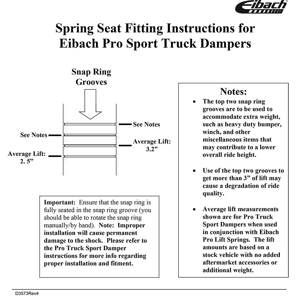 Eibach Front Coil Spring (Pair) for 2014-2018 GMC Sierra 1500