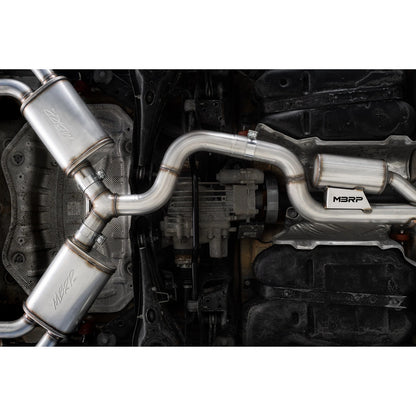 MBRP 3-In Armor Pro Street Profile Quad Rear Exit Cat-Back | Audi S3 (S46013CF)