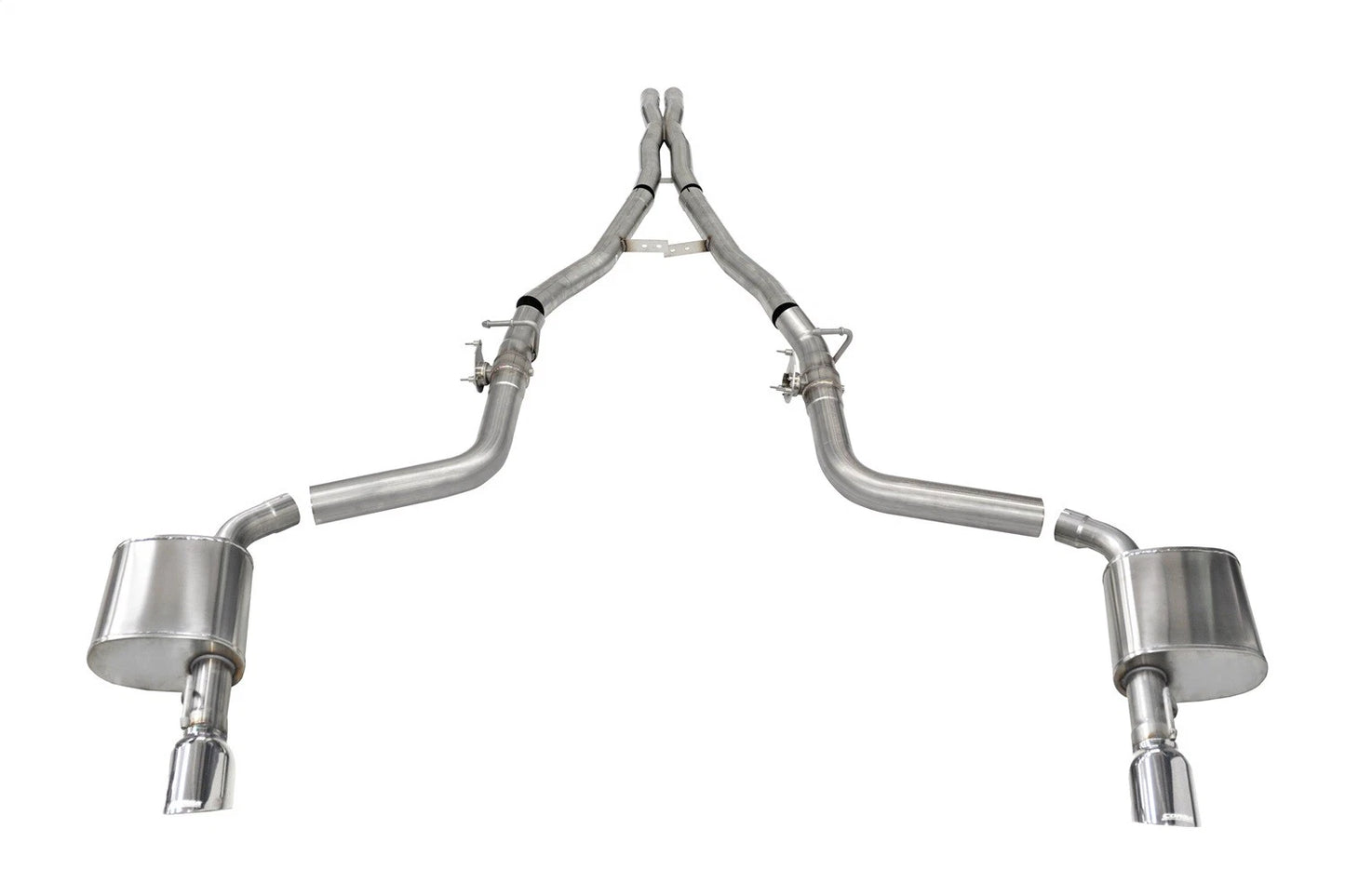 CORSA 2.75 in Cat-Back Single Tips | Dodge Charger 15-23 (21072BLK)