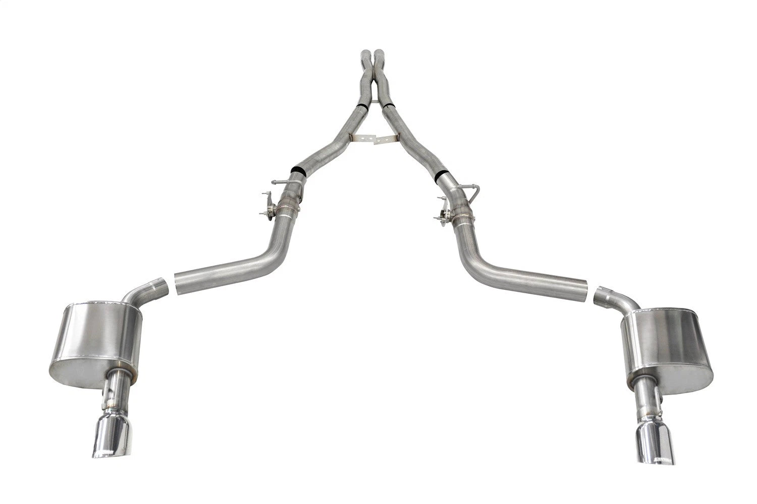 CORSA 2.75 in Cat-Back Single Tips | Dodge Charger 15-23 (21072BLK)