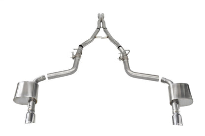 CORSA 2.75 in Cat-Back Single Tips | Dodge Charger 15-23 (21072BLK)