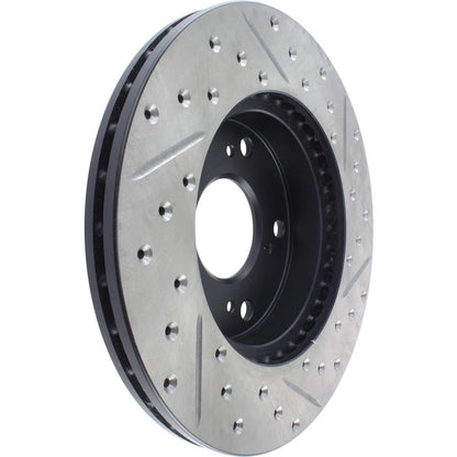 Stoptech Slotted And Drilled Brake Rotor | 2002-2006 Acura RSX (127.40056L)