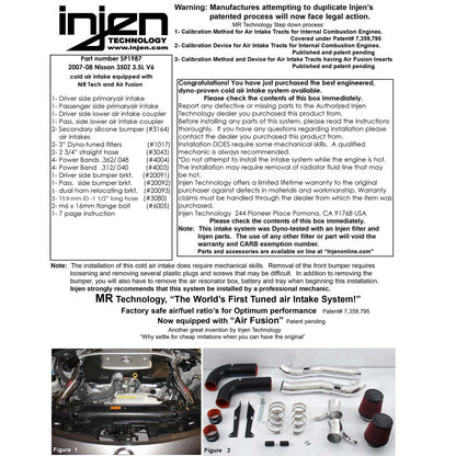 Injen Polished Cold Air Intake System | Nissan 350Z (07-08) (SP1987P)
