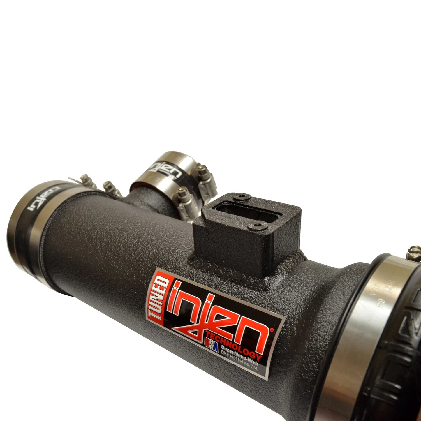 Injen Wrinkle Black Power-Flow Air Intake System | Nissan Titan (17-24) / Armada (17-24) / Titan XD (17-26) (PF1953WB)