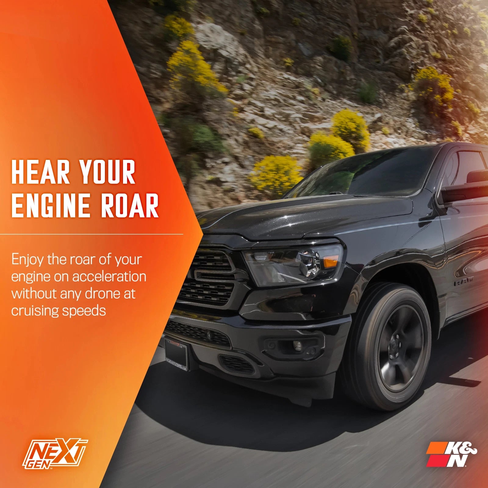 K&N NextGen Cold Air Intake | Dodge Ram 1500 (19-24) 5.7L V8 (50-1578)