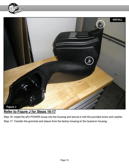 aFe Quantum Cold Air Intake w/ Pro DRY S Filter | Ford F-150 EcoBoost V6 2.7L/3.5L (15-24) (53-10033D)