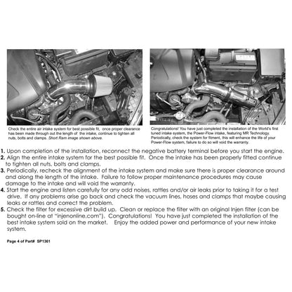 Injen Cold Air Intake | Hyundai Elantra (13-17) / Kia Sportage (04-10) / Kia Optima (06-10) (SP1361BLK)