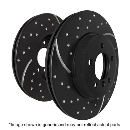 EBC Front Slotted | Dimpled Rotors - Set of 2 Rotors (294x22mm)