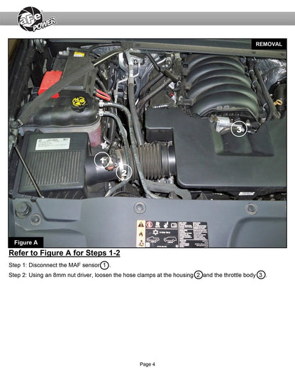 aFe Quantum Cold Air Intake w/ Pro Dry S Media | GM Silverado/Sierra 1500 V8-5.3/6.2L (14-19) (53-10030D)