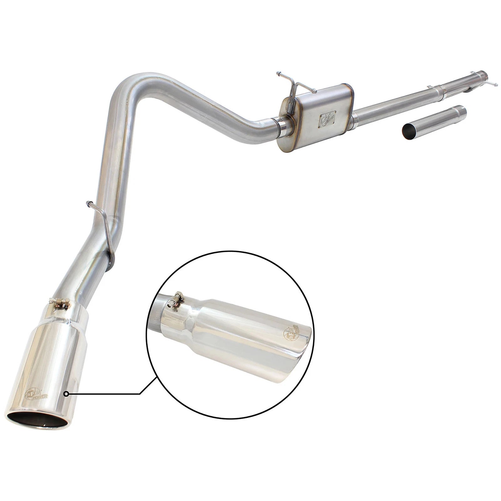 aFe 3-3.5in SS Cat-Back Exhaust | Ford F-250/350 99-04 (49-43076-P)