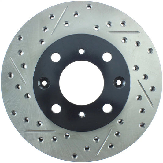 Stoptech Slotted And Drilled Brake Rotor | 1990-2000 Honda Civic (127.40023L)