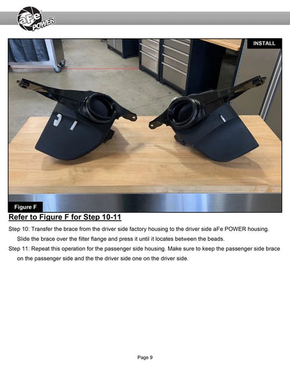 aFe Momentum Black Series CF Pro 5R Air Intake | BMW M5 (F90) (58-10005R)