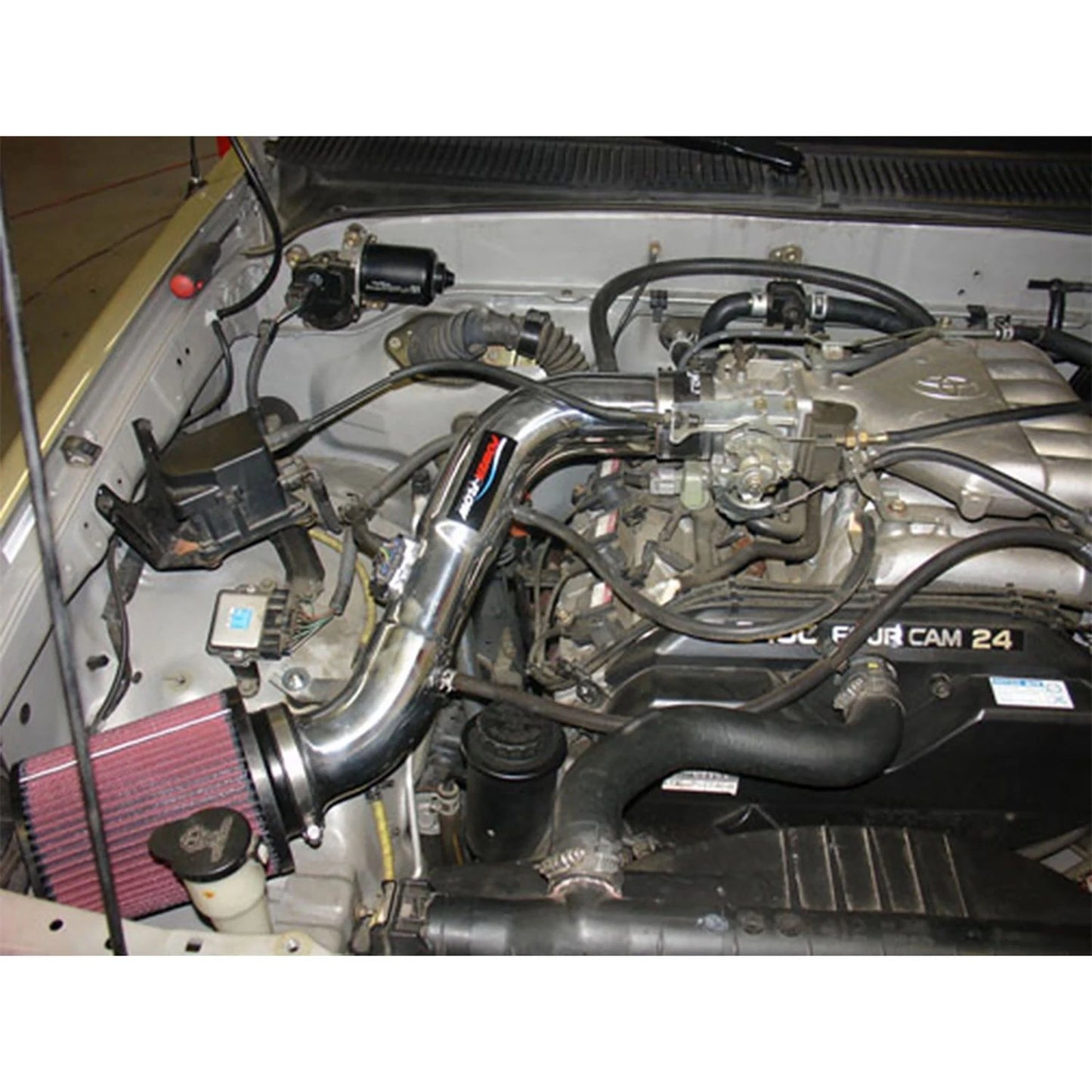 Injen Polished Power-Flow Air Intake System | Toyota 4Runner/Tacoma 3.4L V6 (99-04) (PF2055P)