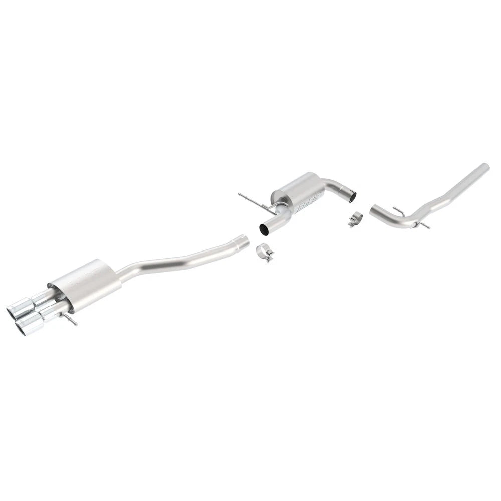 Borla Cat-Back Exhaust System - S-Type | 2006-2010 Volkswagen Jetta 2.5L (140397)