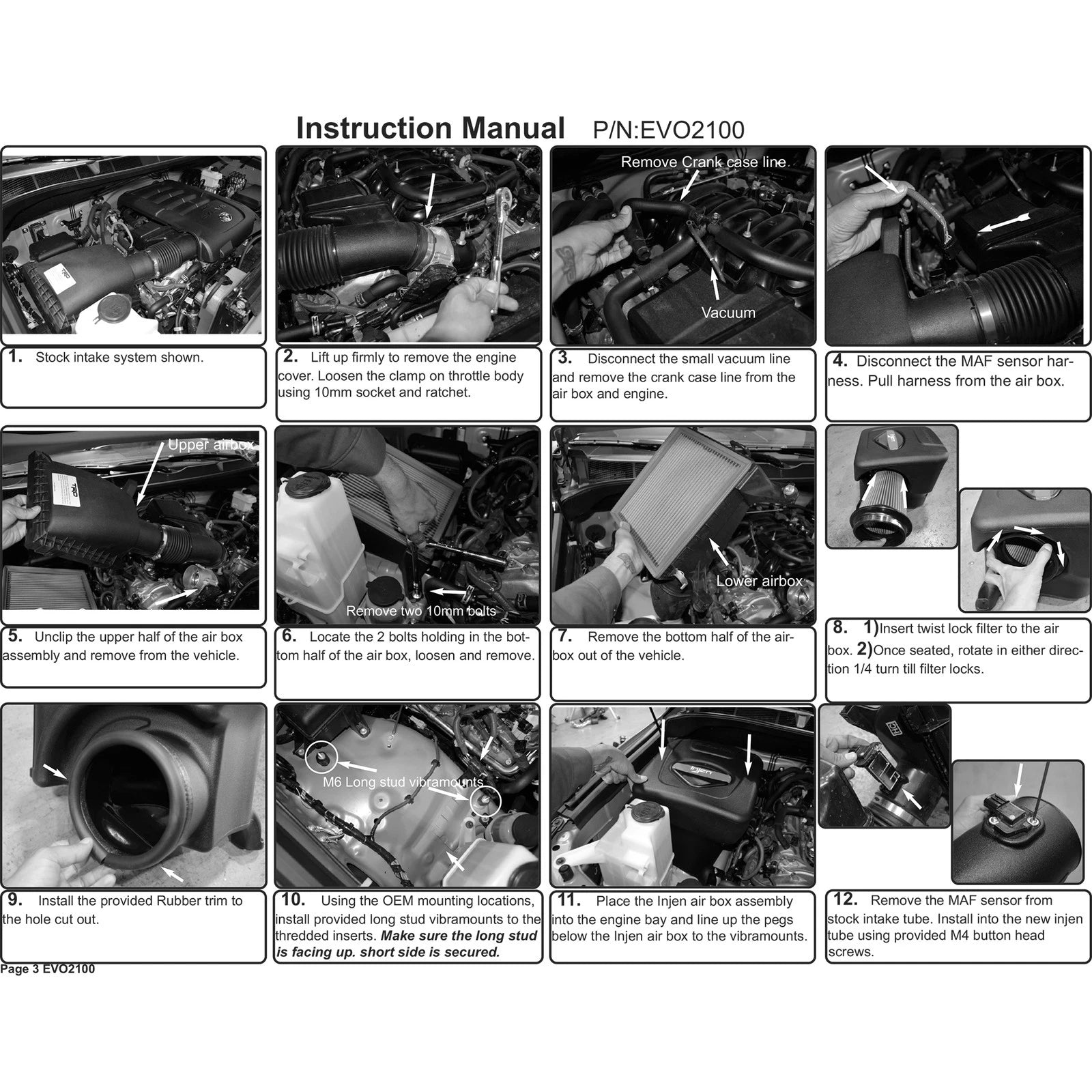Injen Evolution Intake | Toyota Tundra (07-22) / Sequoia (08-22) (EVO2100)