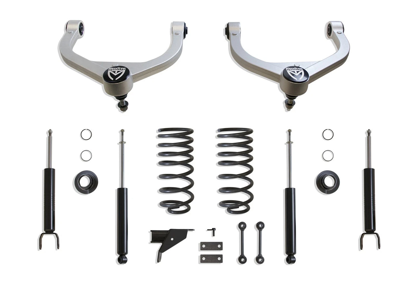 Maxtrac K332724A 2 & 4 Inch Lowering Kit W/ Camber Arms For Dodge RAM 1500