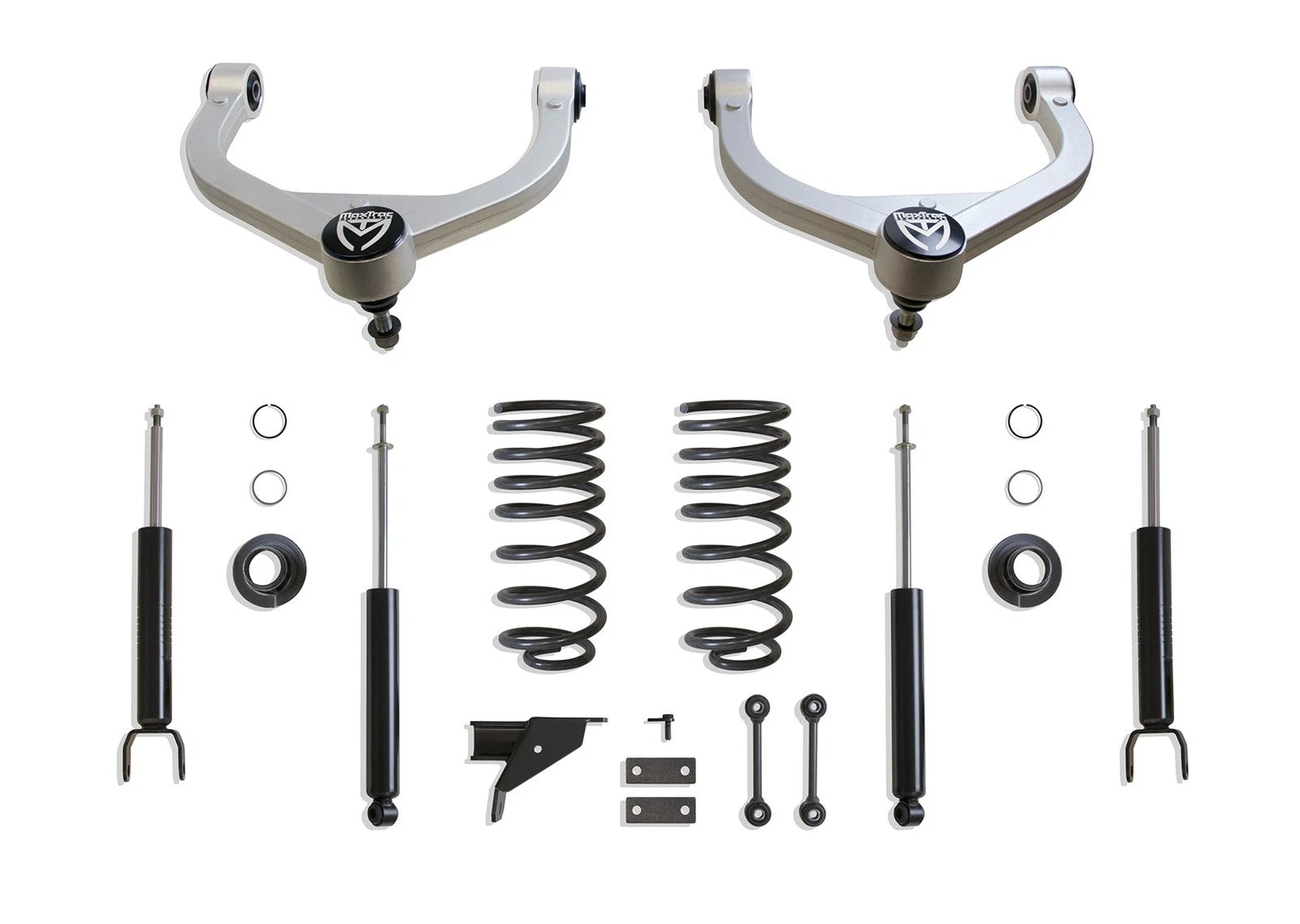 Maxtrac K332724A 2 & 4 Inch Lowering Kit W/ Camber Arms For Dodge RAM 1500