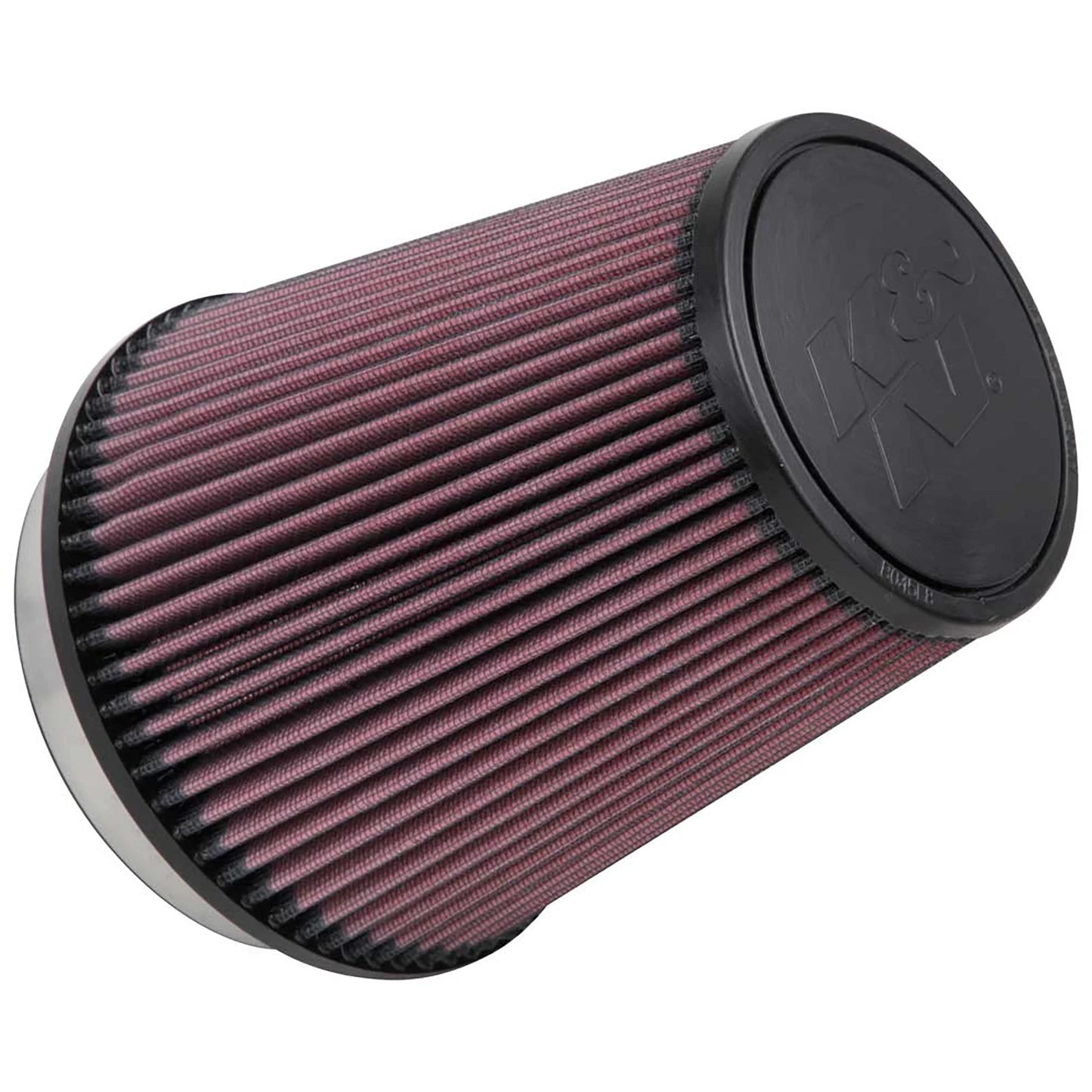 K&N RU-2800 Universal Round Tapered Performance Washable Air Filter for Intake