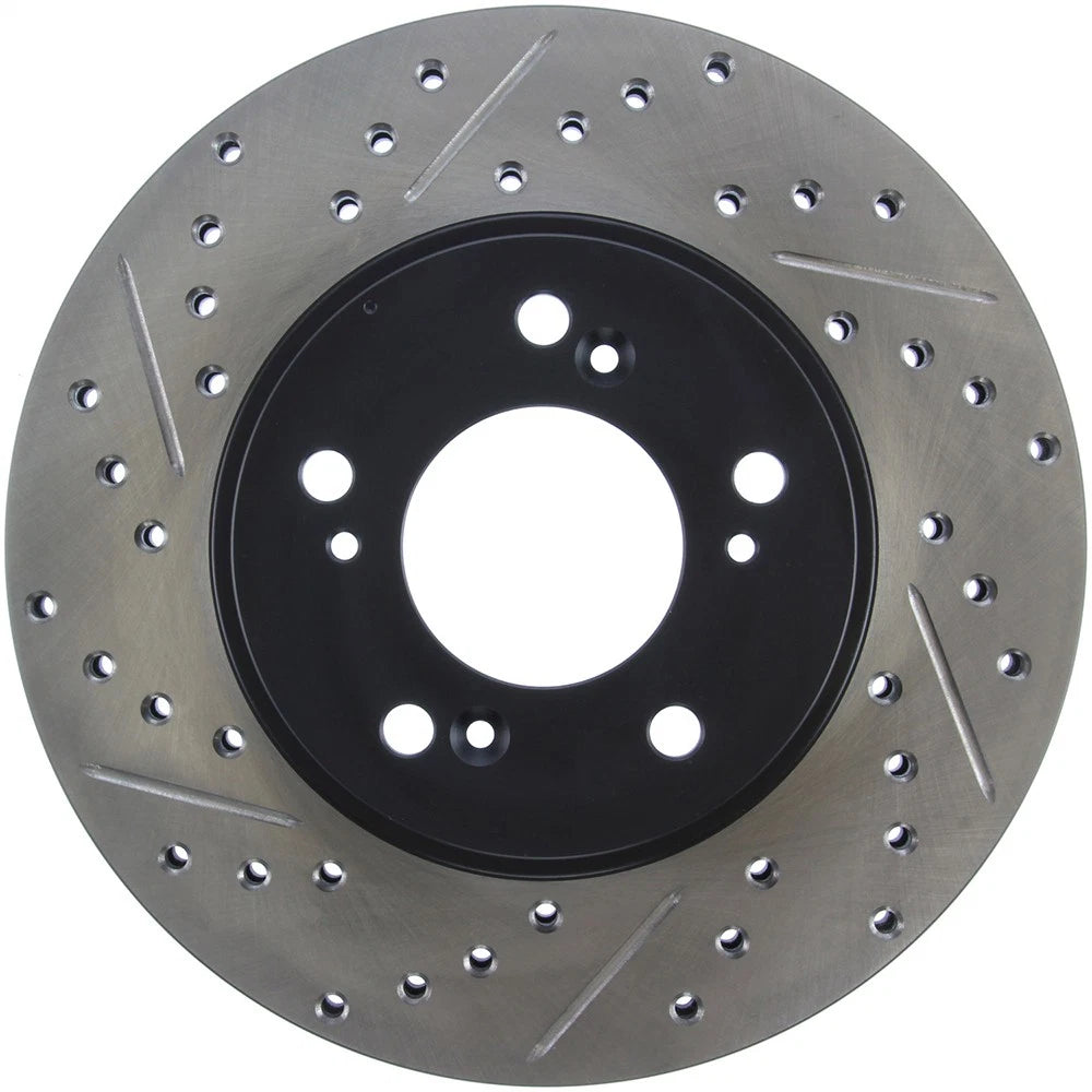 StopTech 127.40026R Front Right Drilled Brake Rotor for 97-01 Integra / Prelude