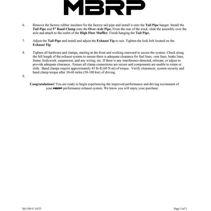 MBRP 5in. Cat-Back Single Side Exit | Dodge 2500/3500 Cummins 600/610 (04-07) (S61180AL)