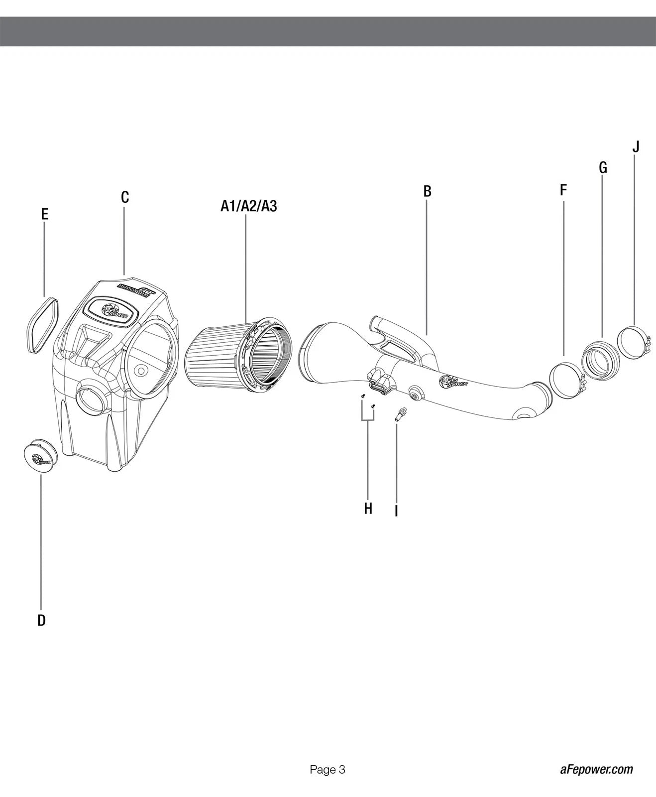 aFe Momentum GT Pro Dry S Cold Air Intake | GM Colorado/Canyon V6 3.6L (17) (51-74109)