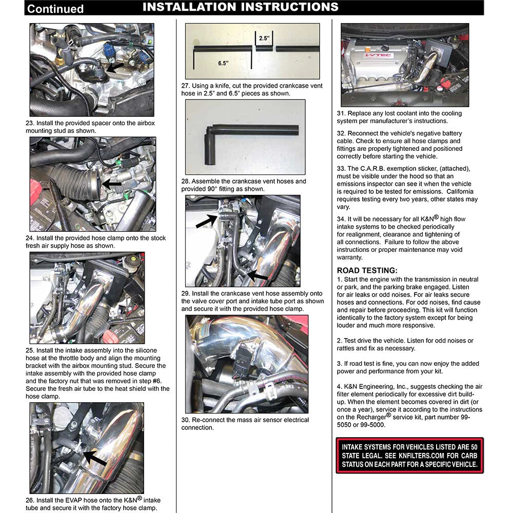 K&N Silver Typhoon Short Ram Intake | 2006-2011 Honda Civic Si (69-1014TS)