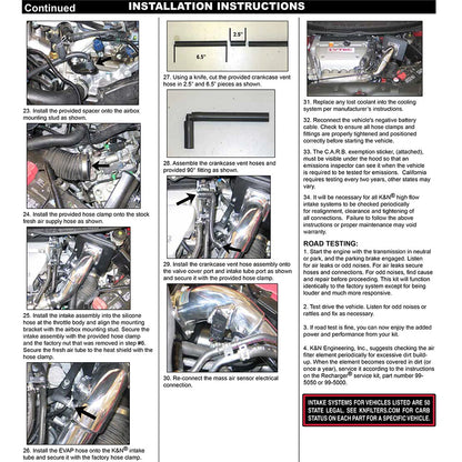 K&N Silver Typhoon Short Ram Intake | 2006-2011 Honda Civic Si (69-1014TS)