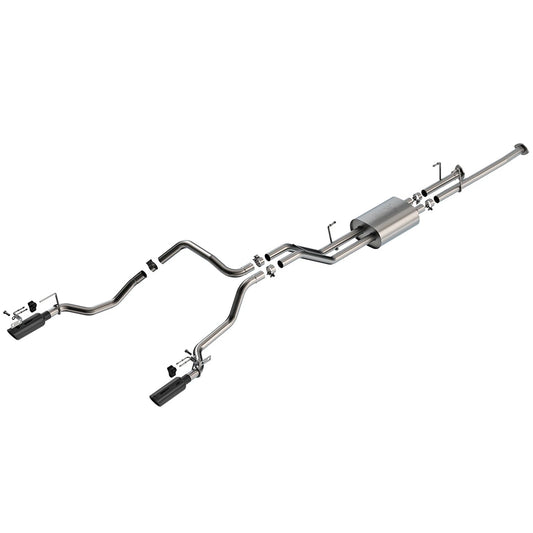 Borla 141028BC ATAK Stainless Cat Back Exhaust System for 14-21 Tundra 4.6L 5.7L