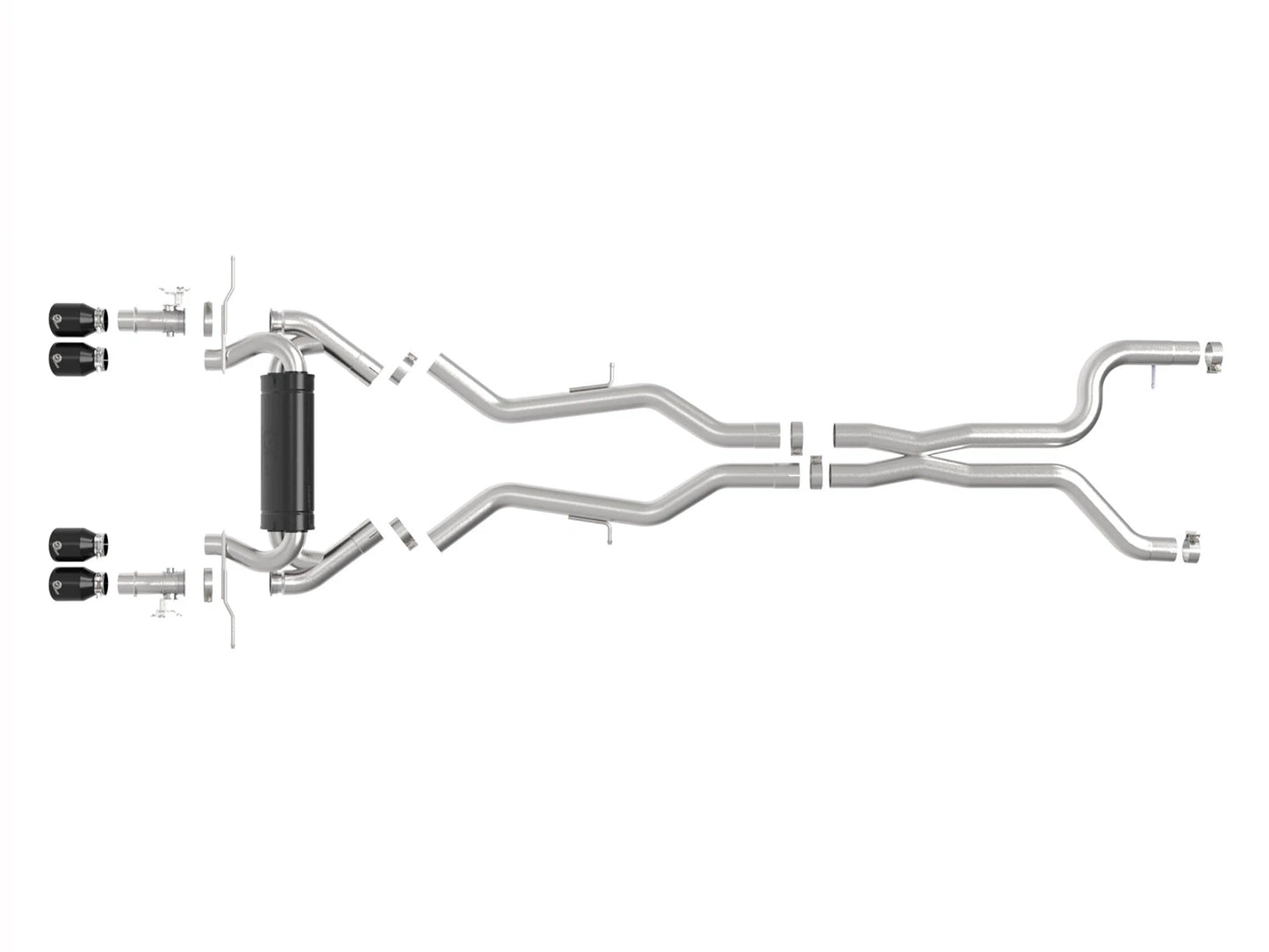 aFe MACH Force-Xp 3-2-1/2 IN SS Cat-Back Exhaust | BMW M2 G87 (23-25) (49-36353-B)