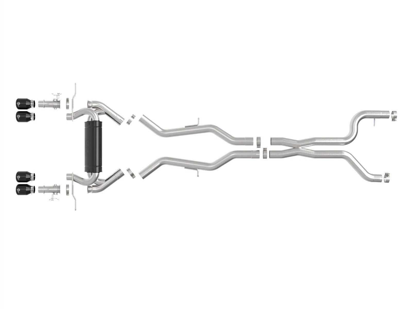 aFe MACH Force-Xp 3-2-1/2 IN SS Cat-Back Exhaust | BMW M2 G87 (23-25) (49-36353-B)