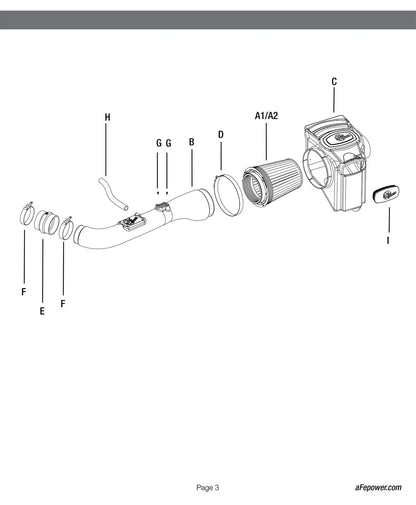 aFe Momentum GT Cold Air Intake System w/ Pro DRY S Filter | Nissan Xterra (05-15) (51-76102)