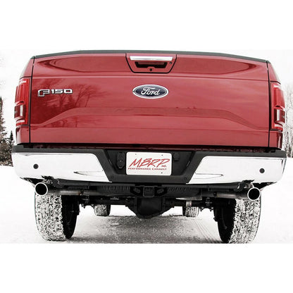 MBRP 3in Cat-Back Dual Split Rear Exit T409 Exhaust System | Ford F-150 5.0L (15) (S5258409)