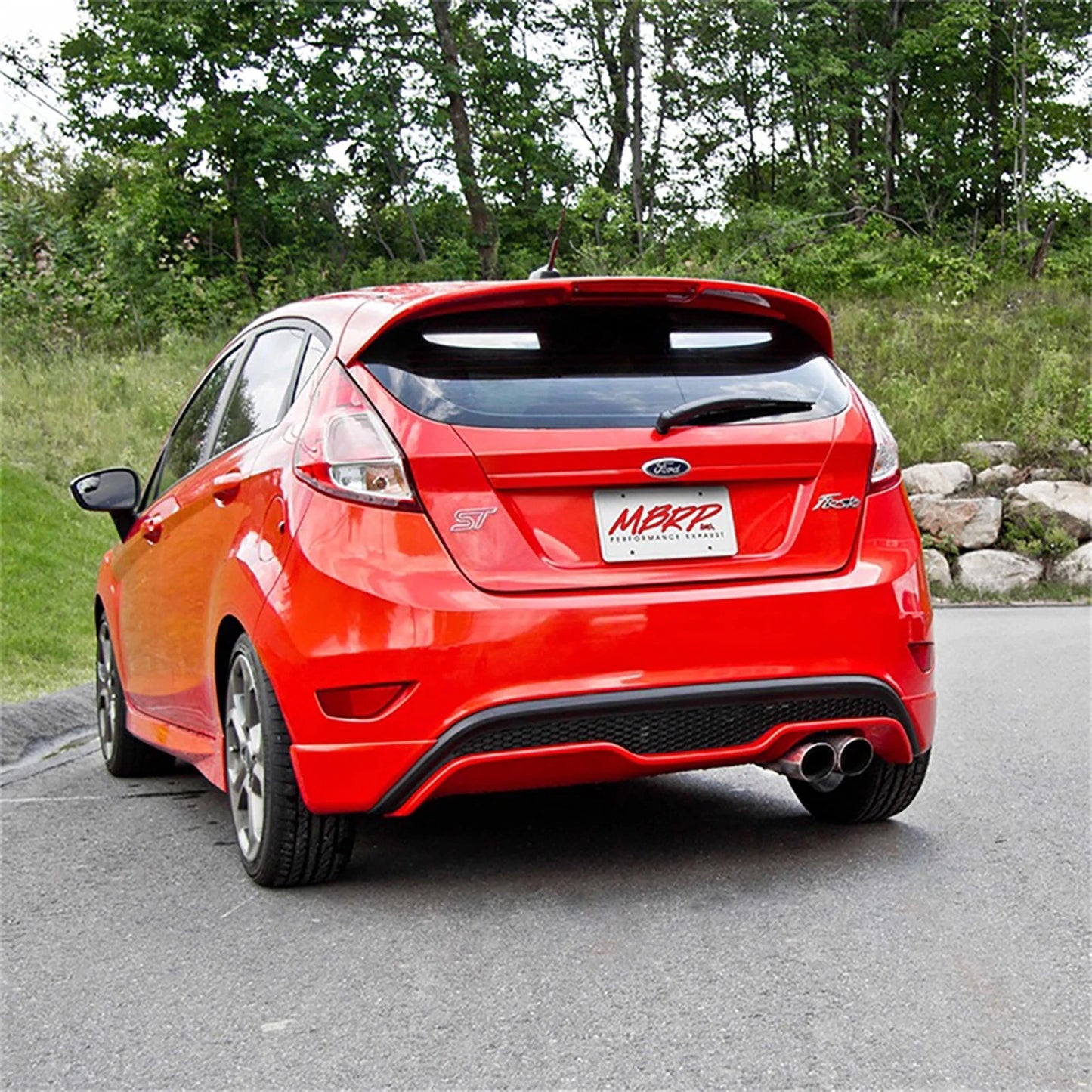 MBRP 3in Dual Outlet T409 Cat-Back Exhaust | Ford Fiesta ST 1.6L EcoBoost (14-19) (S4202409)