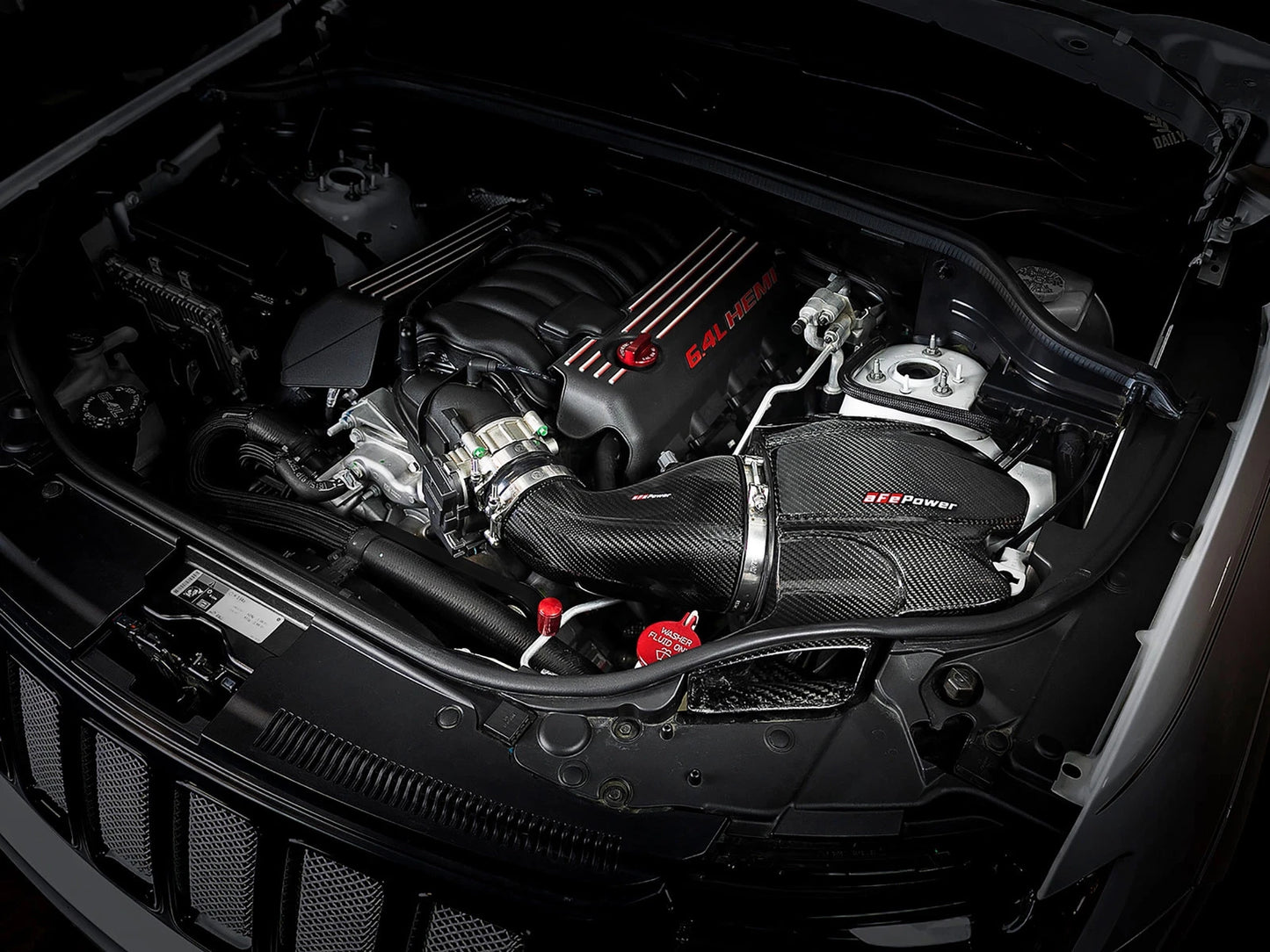 aFe Black Series Carbon Fiber Cold Air Intake | Jeep Grand Cherokee SRT8 (12-19) (58-10001D)