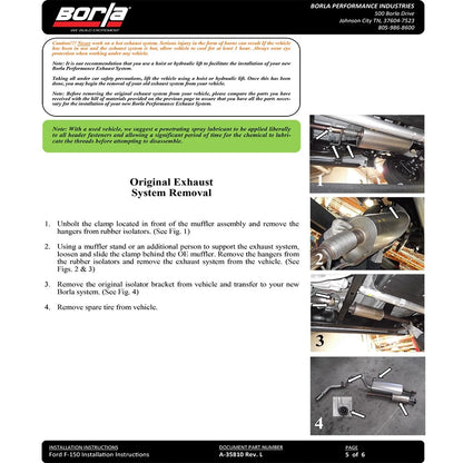 Borla Cat-Back Exhaust System - Touring | Multiple Fitments (140614)