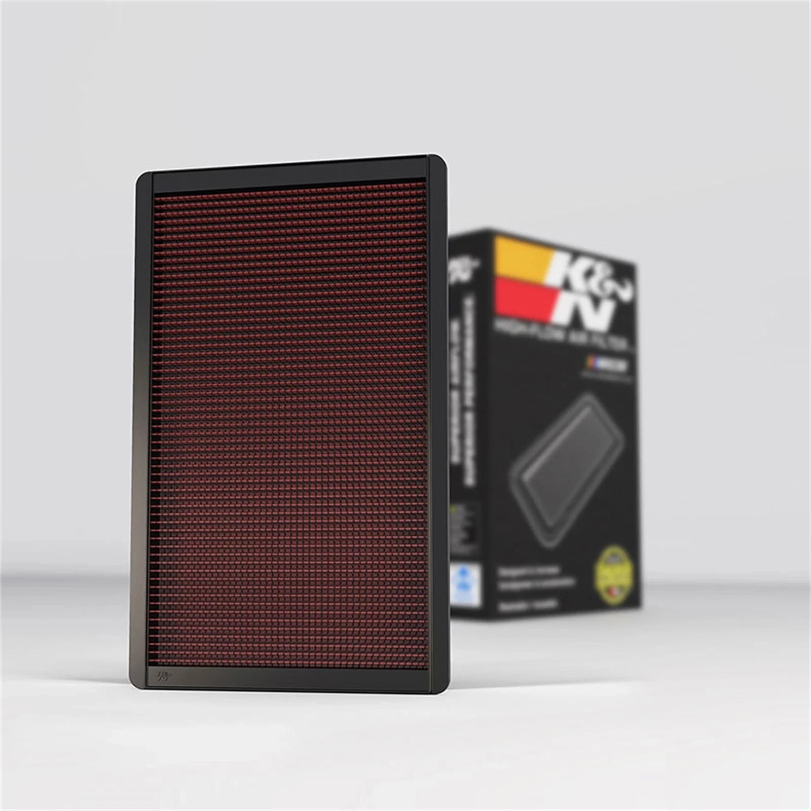 K&N Replacement Air Filter | Chevy Corvette 5.7L 90-96 / Pontiac Firebird 5.7L 96-97 (33-2035)