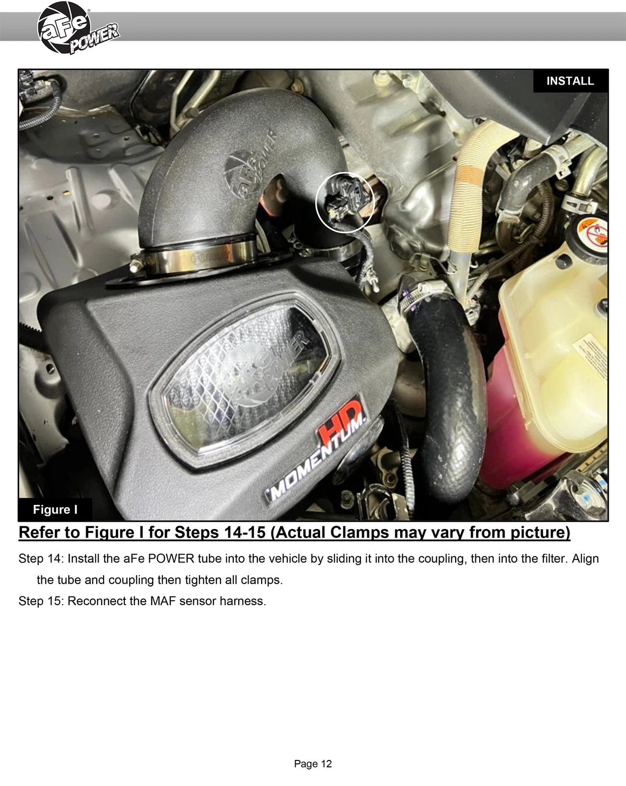 aFe 15-20 Toyota Hilux L4-2.8L (td) Momentum HD Cold Air Intake System w/ Pro Dry S Media