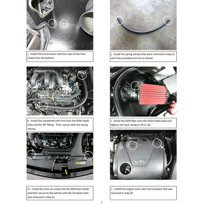 AEM Cold Air Intake | Nissan Maxima 3.5L V6 (16) (21-793c)