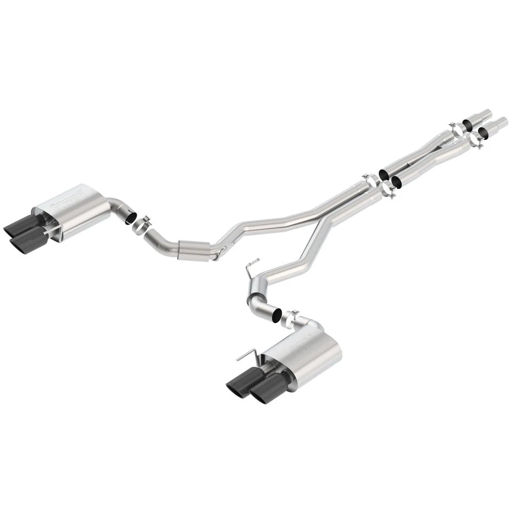 Borla Cat-Back Exhaust System - S-Type | 2018-2020 Ford Mustang Coupe 5.0L (140745)
