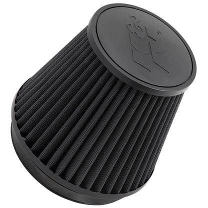K&N RU-3102HBK Universal Round Tapered High Flow Washable Air Filter for Intake