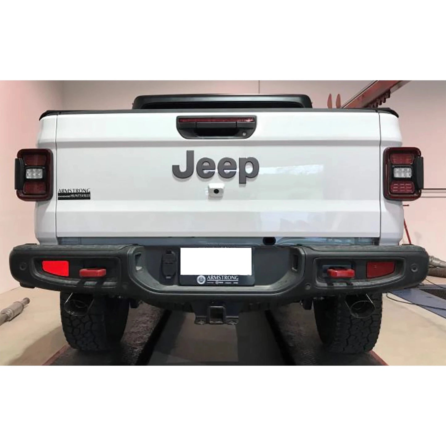 MBRP 2.5in Dual Rear Exit Cat Back Exhaust Black Coated | Jeep Gladiator 3.6L (20) (S5538BLK)