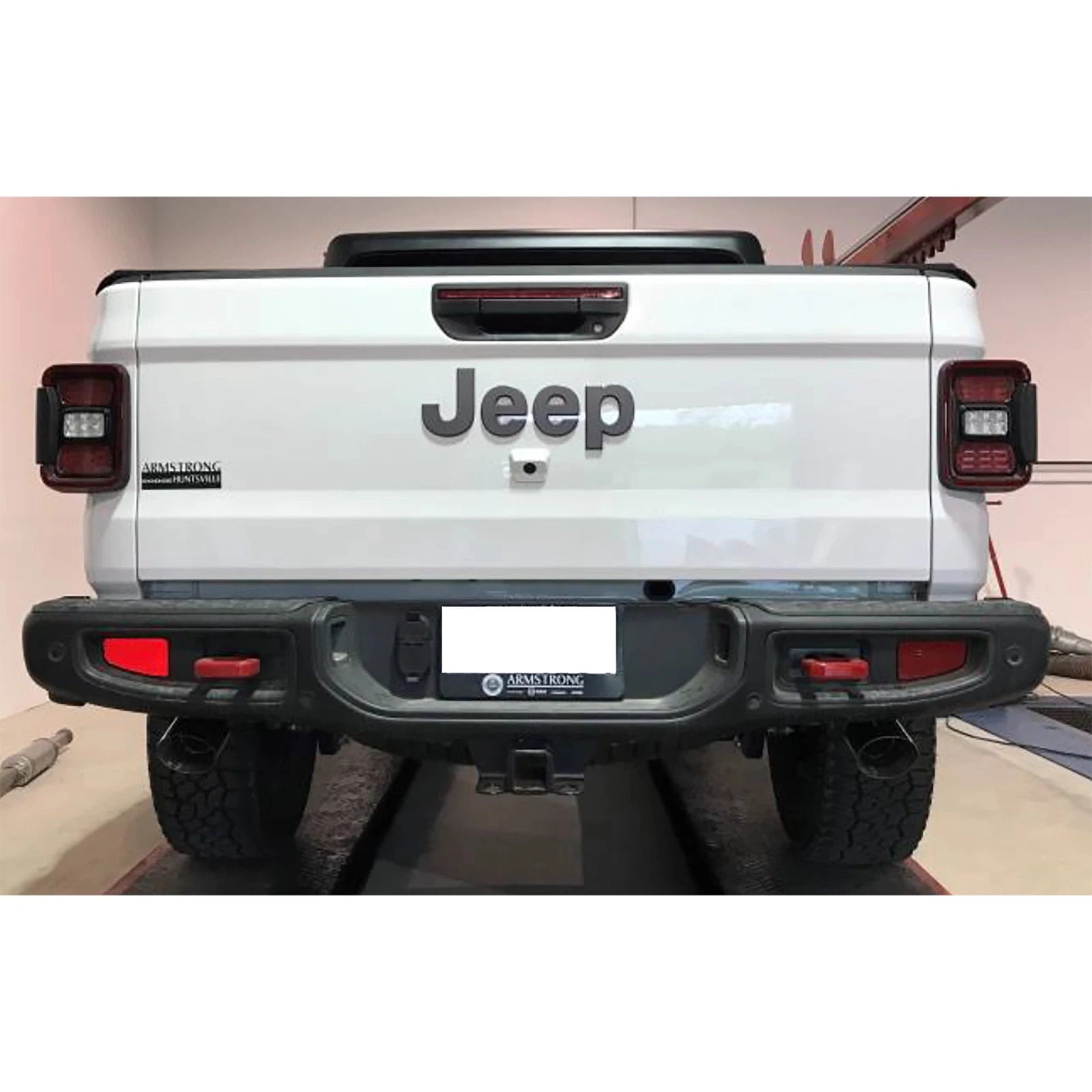 MBRP 2.5in Dual Rear Exit Cat Back Exhaust Black Coated | Jeep Gladiator 3.6L (20) (S5538BLK)