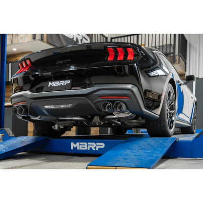MBRP Armor Pro 3in Street Profile Catback Exhaust | Ford Mustang GT (24+) Carbon Fiber Tips (S72803CF)