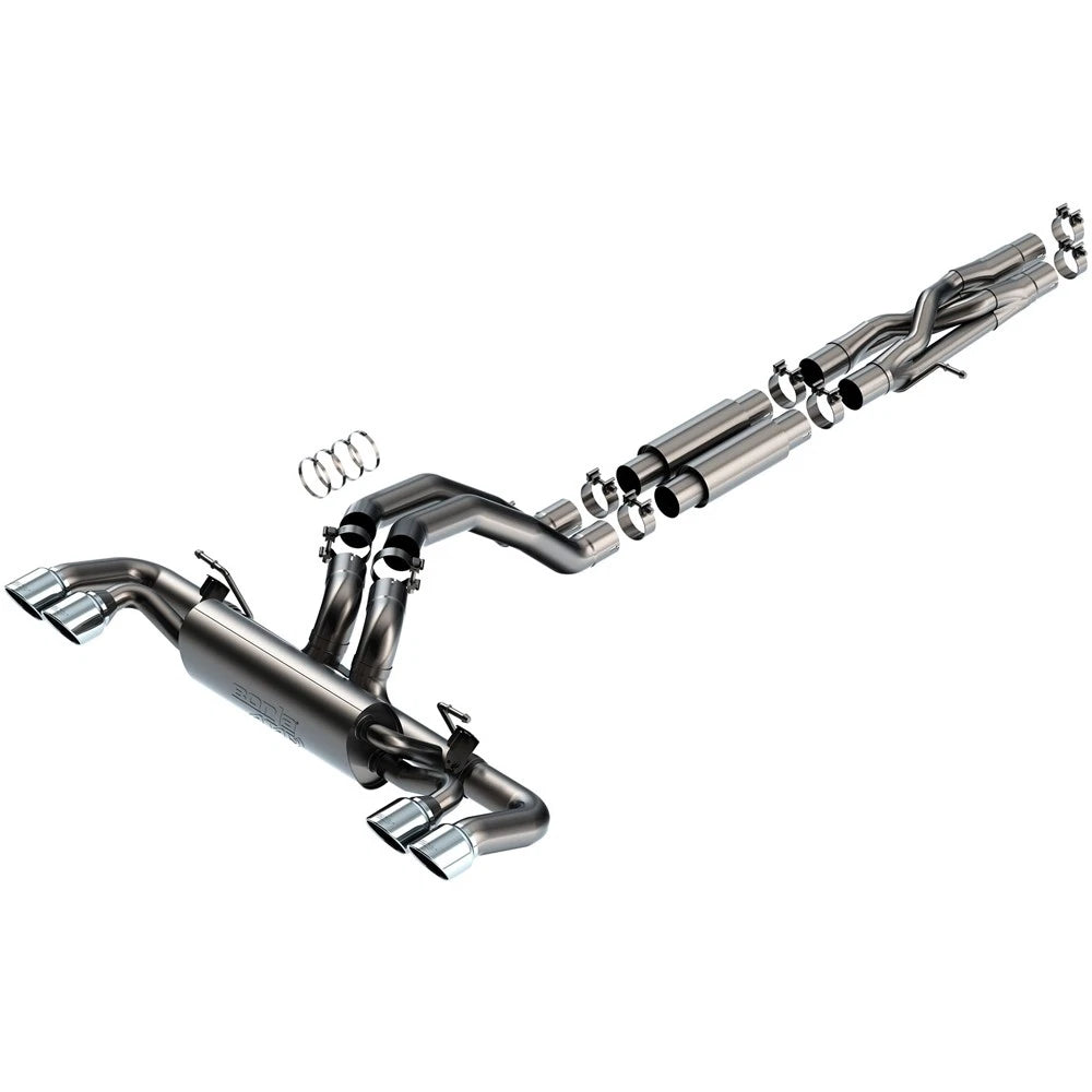 Borla ATAK Coated Black Cat-Back Exhaust | Jeep Wrangler Rubicon 392 (21-22) (140893CB)