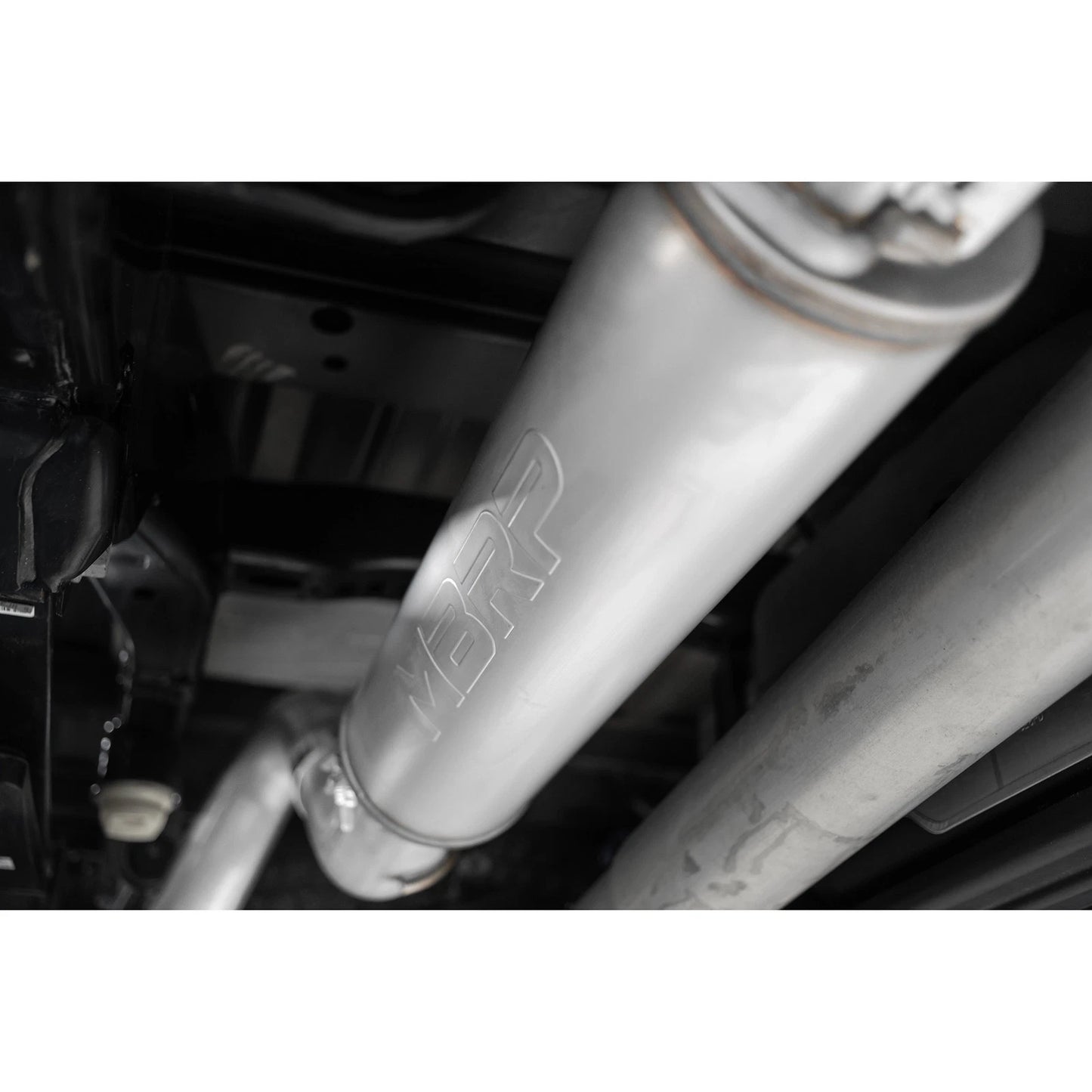 MBRP 4in Black-Coated AL Steel Cat-Back Exhaust Race Version | Ford F150 (21+) (S5209BLK)