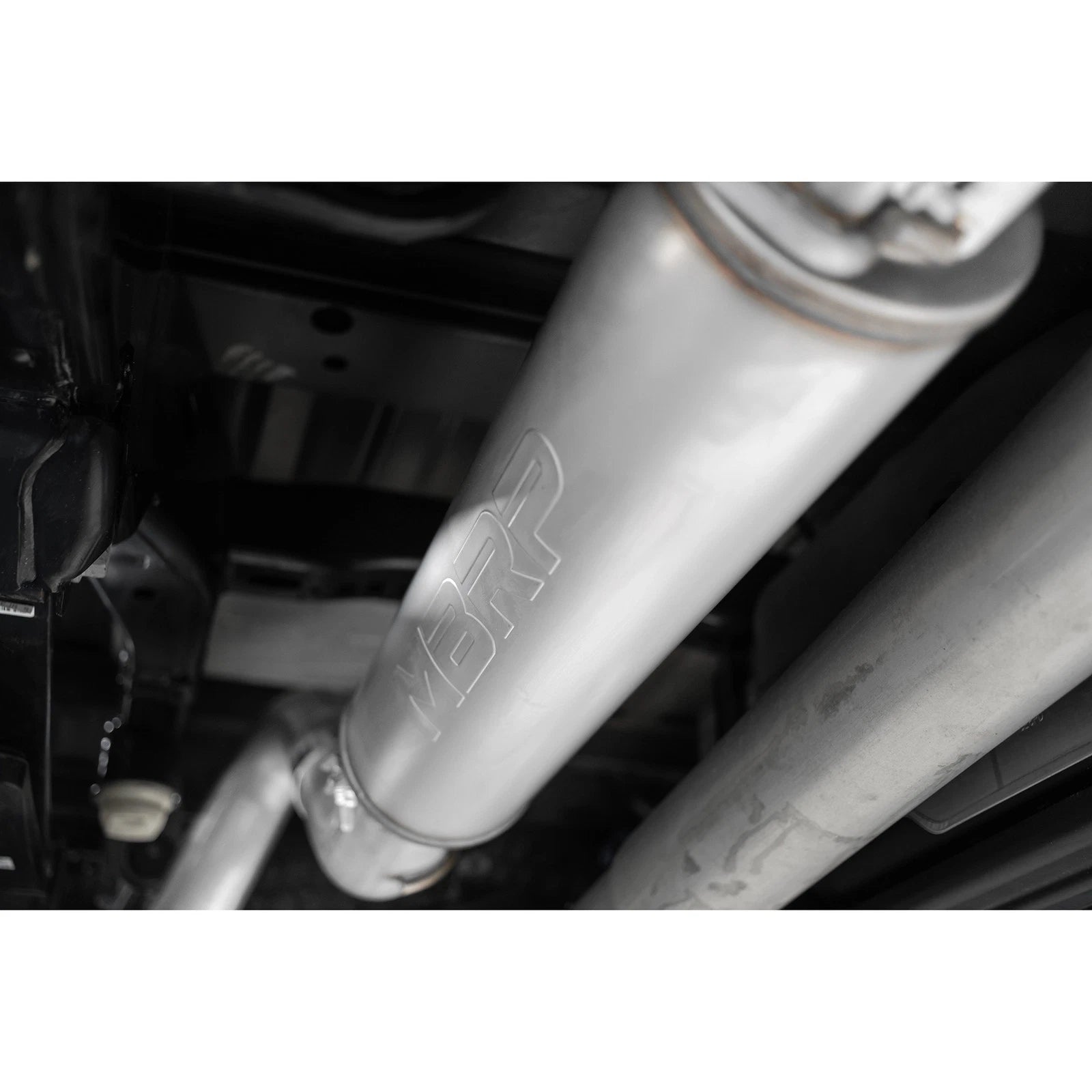 MBRP 4in Black-Coated AL Steel Cat-Back Exhaust Race Version | Ford F150 (21+) (S5209BLK)
