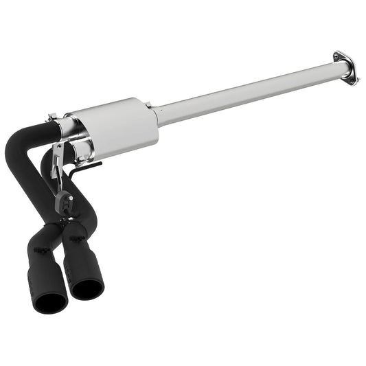MBRP 3in Cat-Back Pre-Axle D&S Single Side Exhaust | Ford F-150 15-20 (S5260BLK) (S5260BLK)