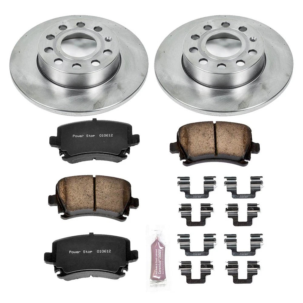 Power Stop Rear Autospecialty Brake Kit | 2008 Audi A3 / 2005-2010 Volkswagen Jetta (KOE4627)